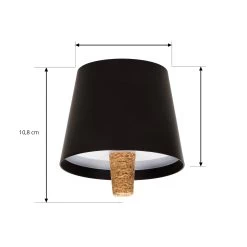 Lindby Linor LED-vinflaskelampe, Kaffe, Batteri -Viftebelysning Discountbutik lindby linor led vinflaskelampe kaffe batteri 3