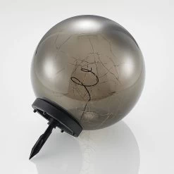 Lindby Tjelle LED-solcellelampe, Kugle, Ø 30 Cm -Viftebelysning Discountbutik lindby tjelle led solcellelampe kugle o 30 cm 4