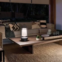 Lyndon LED-batterilampe, Bluetooth-højttaler -Viftebelysning Discountbutik lyndon led batterilampe bluetooth hojttaler 4