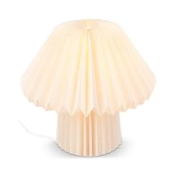 Origami Bordlampe Af Hvidt Papir, 27x26cm -Viftebelysning Discountbutik origami bordlampe af hvidt papir 27x26cm 3