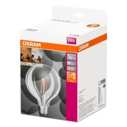 OSRAM LED-globepære E27 6,5W G125 827 Glow Dim
