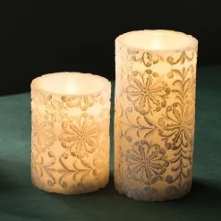 Pauleen Little Lilac Candle LED-kerte, Sæt M 2 Stk