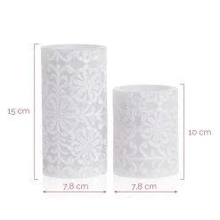 Pauleen Little Lilac Candle LED-kerte, Sæt M 2 Stk -Viftebelysning Discountbutik pauleen little lilac candle led kerte saet m 2 stk 6