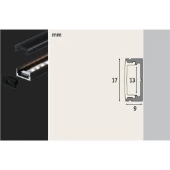 Paulmann Base Profil, Sort, Sort, 1 M -Viftebelysning Discountbutik paulmann base profil sort sort 1 m 2