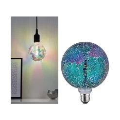 Paulmann E27 LED-globe 5W Miracle Mosaic, Mix -Viftebelysning Discountbutik paulmann e27 led globe 5w miracle mosaic mix 8