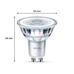 Philips LED-pære GU10 3,5 W 255lm 827 Klar 36° 6 -Viftebelysning Discountbutik philips led paere gu10 3 5 w 255lm 827 klar 36 6 2