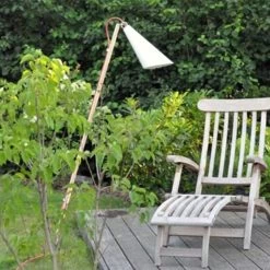 Pit Out Spaten Udendørs Gulvlampe IP44, Hvid/koral -Viftebelysning Discountbutik pit out spaten udendors gulvlampe ip44 hvid koral 1