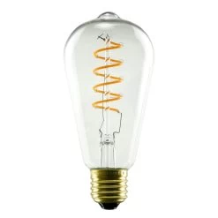 SEGULA LED-pære E27 3,2 W 922 Rustik Klar, Dæmpes