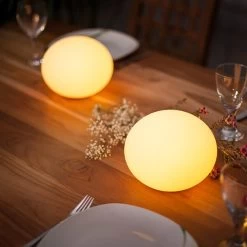 Styrbar LED-dekorationslampe Flatball XXS IP68 -Viftebelysning Discountbutik styrbar led dekorationslampe flatball xxs ip68 2