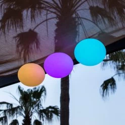 Styrbar LED-dekorationslampe Flatball XXS IP68 -Viftebelysning Discountbutik styrbar led dekorationslampe flatball xxs ip68 6