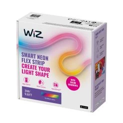 WiZ Neon Flex LED-stripe IP20 RGB 3m -Viftebelysning Discountbutik wiz neon flex led stripe ip20 rgb 3m 7